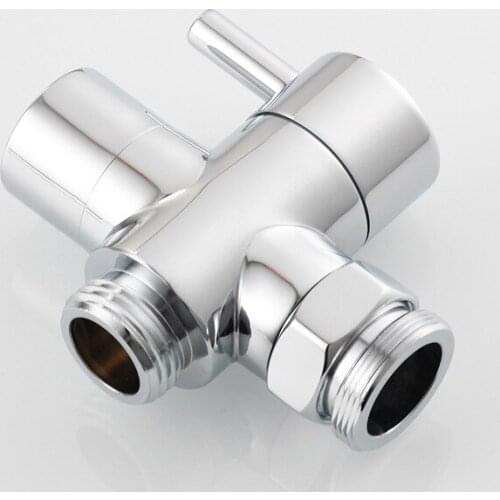 Shower hose manifold inner 22 outer 24 taps bubbler changeover valve one inlet and two outlet manifold