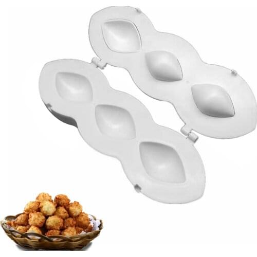 Silicone Meatball Maker Manual Meatloaf Mold Kibbeh Maker Press Minced Meat Processor Cake Desserts Kitchen Tools Home Meat Pie