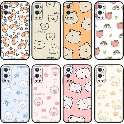 Interesting pattern Phone Case For OnePlus 7 8 9 Pro 6T 7T 8T Anti-fallSoft Silicone Case for OnePlus 8 9 9pro