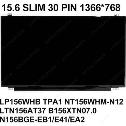 NEW 15.6 INCH SLIM REPLACEMENT LED LCD PANEL FOR DELL 15r-5547 3541 3542 3543 MATRIX EDP 30 PIN LAPTOP HD 1366*768