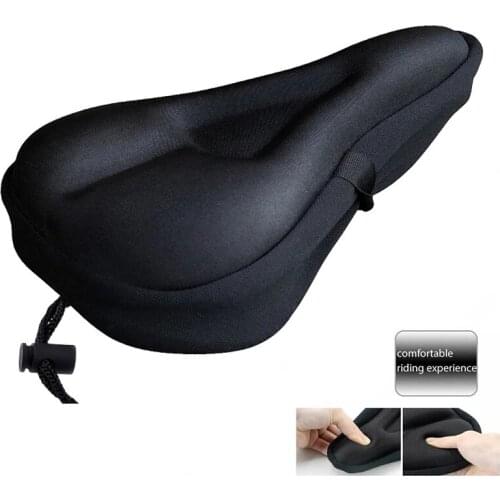 Super Soft Silicone Cushion Cushion Cover Bicycle Saddle Mountain Bike Mountain Bike Riding Thickening Super Comfortable Cycling