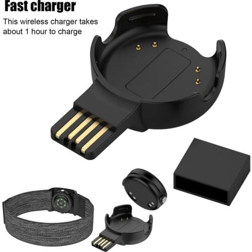 Charger USB 2.0 Built-in Upgraded Magnetic Charging Station Cradle Fast For Polar Verity Sense Optical Heart Rate Sensor
