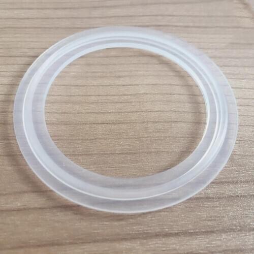 Fit 45mm 1-3/4" Pipe OD 2" Tri Clamp Sanitary Transparent Silicon Sealing Gasket Strip Homebrew For Diopter Ferule