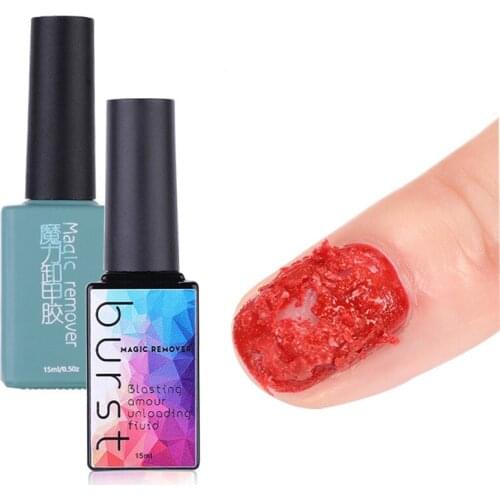 Nail Polish Remover Within 2-3 MINS Peel Varnishes Base Top Coat without Soak Off Water Magic Nail Gel Remover
