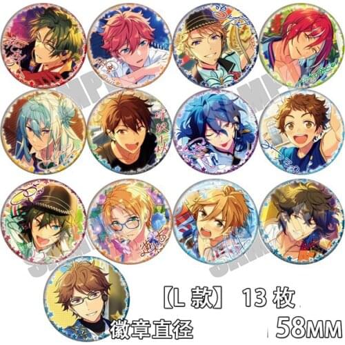 1pc Ensemble Stars Anime Icons Button Badges Brooch Buttons