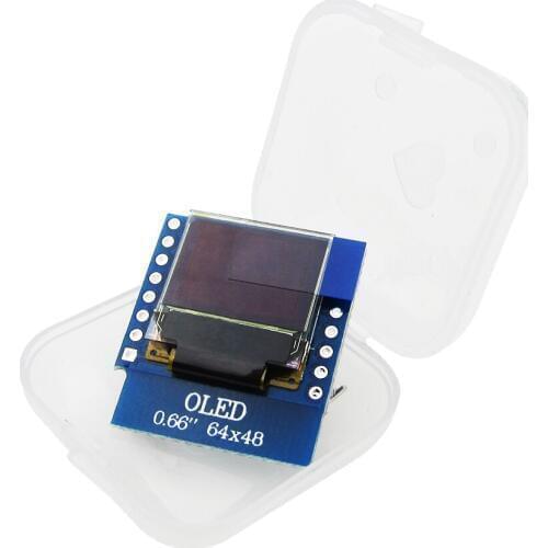 10pcs 0.66" inch 64X48 IIC I2C OLED LED LCD Dispaly Shield Compatible