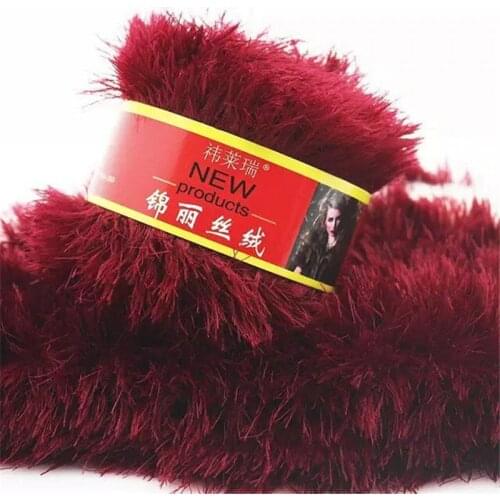 10Pcs=500g Coral mink flocking fur Mohair Cashmere Yarn For knitting wool knit For Hand Knitting crochet laine tricoter