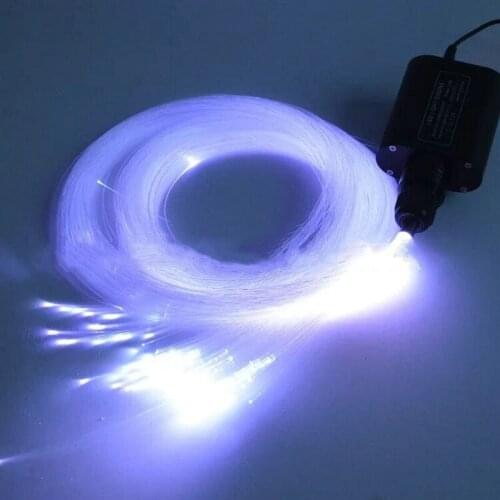 12W Audio Fiber Optic Light Engine RGBW RF remote controlled 12V Music Sound Led Illuminator Device Roof Ceiling Star DIY+Cable