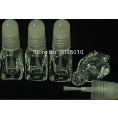 2ml Transparent Glass Bottle ,2cc Nail Polish Bottle ,Makeup Sub-bottling,Empty Cosmetic Container F674