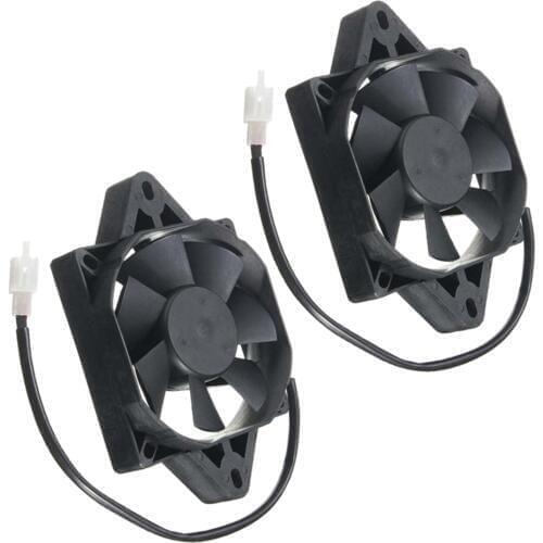 2 Pcs Racing Electric Radiator Cooling Fan Engine Radiator For 150cc -250cc ATV Quad Go Kart Buggy Motorcycle Dirt Bike Scooter