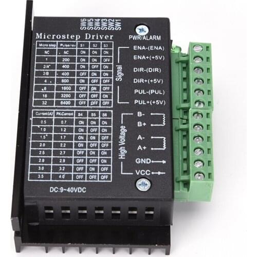 4A CNC controller ,stepper motor driver 42/57/86, tb6600 Single axes Two Phase Hybrid stepper motor for cnc