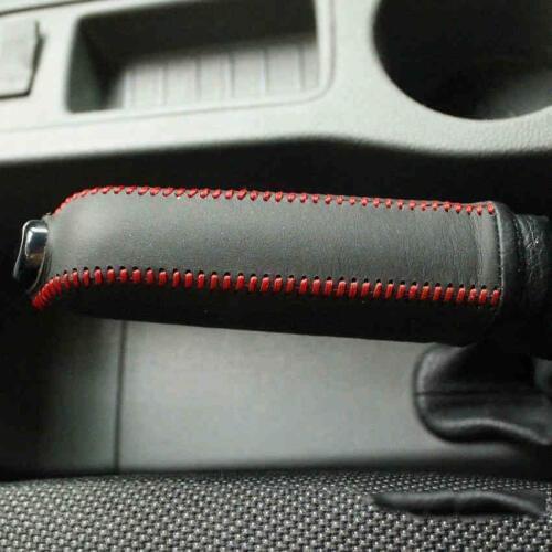 Case for old Ford classic Focus handbrake cover Genuine leather DIY car styling Auto supplies Interior decoration