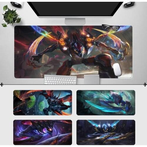 Designer League of Legends Kha'Zix Gaming Mouse Pad Gaming MousePad Large Mouse Mat Desktop Mat Computer Mouse pad For Overwatch
