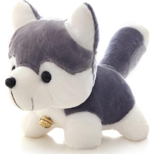 Dorimytrader Big Lovely Soft Animal Husky Plush Toy Cute Stuffed Cartoon Grey Dog Doll Pillow Kids Gift 35inch 90cm DY60894