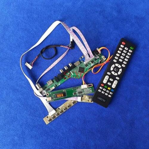 Kit Signal Analog 30-Pin LVDS Drive Board Fit LP154WX2-TL01 LP154WX5-TLA1/TLB1/TLC1 1280*800 1-CCFL USB VGA AV HDMI-compatible