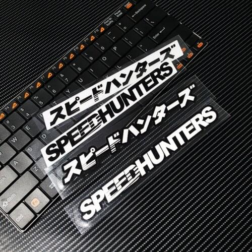 LuLuSticker#221 18x2cm Japanese SPEEDHUNTERS JDM Street Racing Windshield KANJOSTYLE Drifting Car Stickers Motorcycle Decals