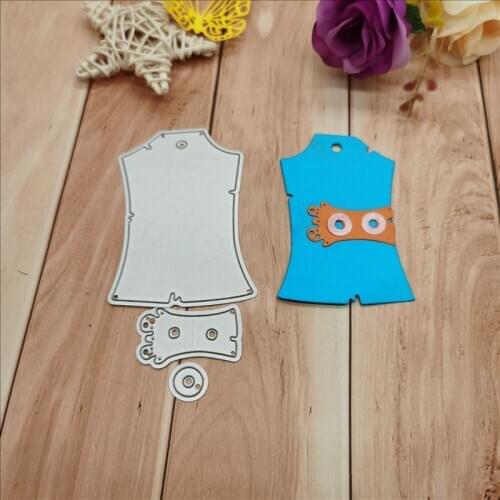 Clothes Metal Cutting Dies for DIY Scrapbooking Album Paper Cards Decorative Crafts Embossing Die Cuts