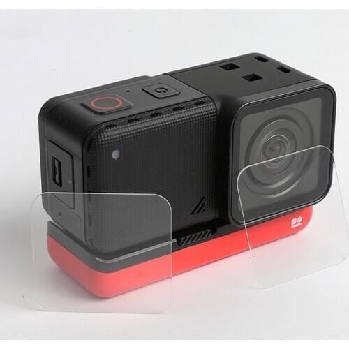 SUNNYLIFE 3 Set Anti-Scratch Screen and 4K Lens Tempered Glass Film Protector for Insta 360 ONE R Panorama Camera