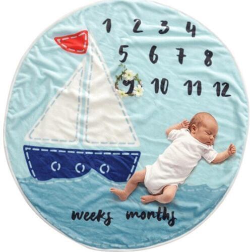New Fashion Baby Photo Blanket Children Memorial Photo Blanket Newborn Flannel Photo Blanket