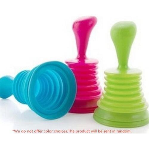 Portable Size Handheld Household Powerful Sink Drain Pipe Pipeline Dredge Suction Cup Toilet Plungers