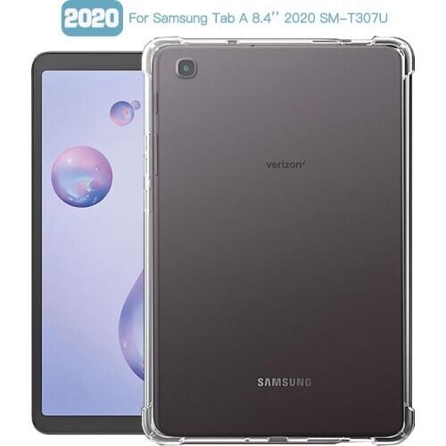 Shockproof Cover For Samsung Galaxy Tab A 8.4'' 2020 SM-T307U 8.4 inch Case TPU Silicon Transparent Cover Coque Fundas
