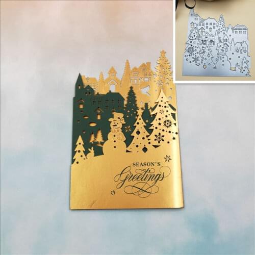 Christmas greeting cardMetal Cutting Dies Scrapbooking New 2019 DIY Scrapbooking photo album Decorative Embossing DIY Paper Card