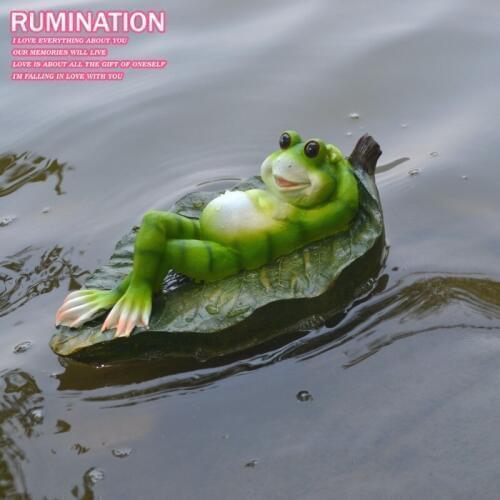 Garden Courtyard Fish Pond Floating Frog Decoration Home Decoration Aquarium Landscaping Simulation Animal Crafts Decoration