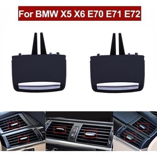 Front Rear Fresh Air Conditioning AC Vent Grille Slider Clip Repair Kit For BMW X5 X6 E70 E71 E72 2007-2014