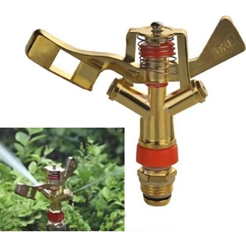 1/2inch DN15 Copper Rotate Sprinkler Garden Irrigation Spray Nozzle Connector