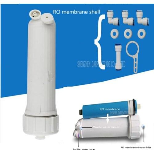 1PC Water Filter 1812 RO Membrane Housing +50gpd Vontron RO Membrane +Reverse Osmosis Water Filter System some of Parts