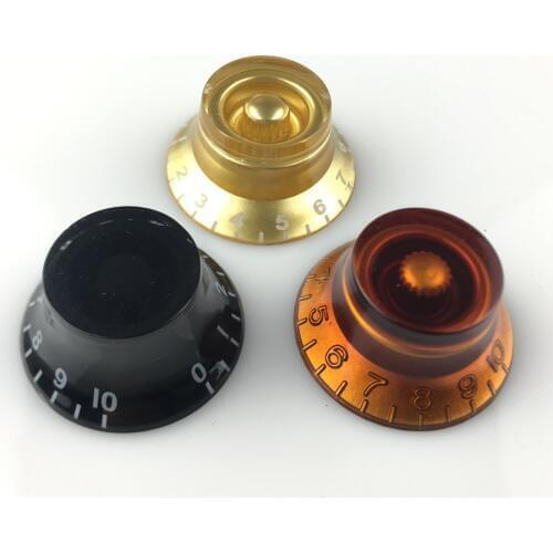 1 Piece Top Hat Control Potentiometer(POT) Knobs For Electric Guitar Bass gear switch cap