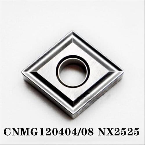 100% Original CNMG CNMG120404 NX2525 CNMG120408 10pcs CNC lathe Insertion Carbide Insert Imported From Japan Quality Assurance