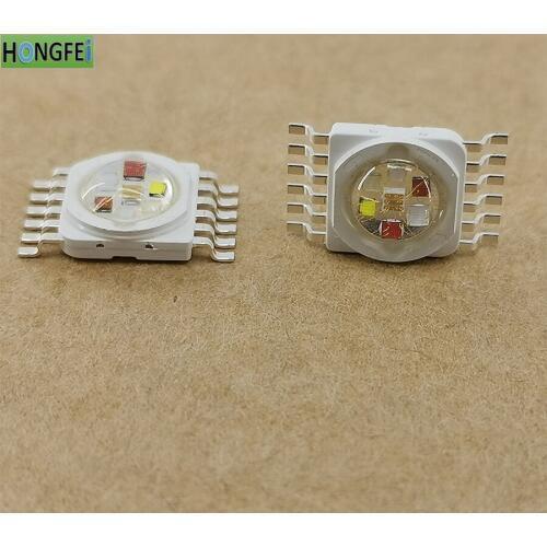 5 pieces / 18w RGBWA UV 6-in-1 LED lamp bead led light source led chip