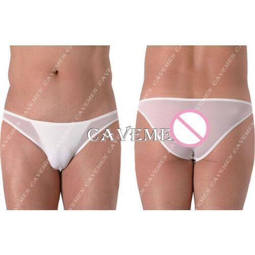 CAVEMEN Men's Transparent Briefs