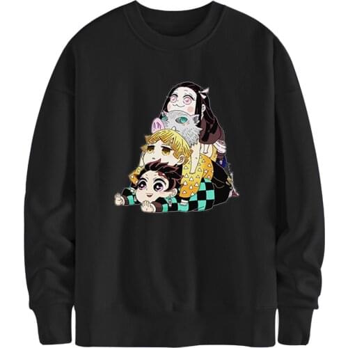 Demon Slayer O Neck Mens Sweatshirts 2020 Hoodies New Arrival Brand Hoody Man Harajuku Kpop Tracksuits Outdoor Supoleron Hombre