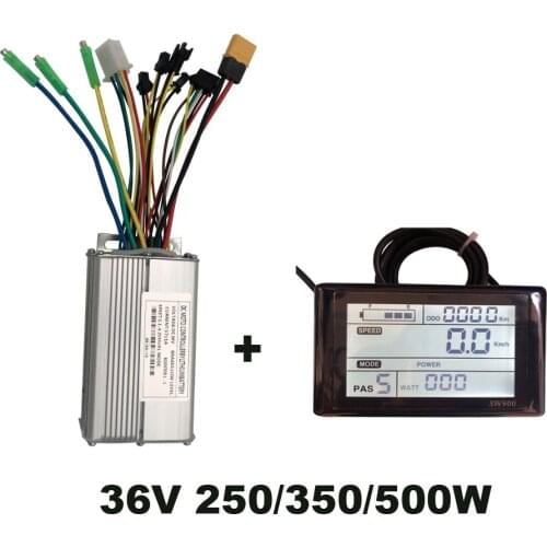 Electric Bike 36V 250W 350W 500W Brushless Gear Motor Without Noise High Quality 6 Mosfet Dual Mode Controller and SW900 Display