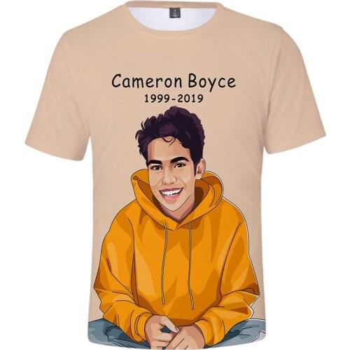 New Cameron Boyce 3D Printed T-shirt Men/Women Harajuku Style Hip Hop T Shirt 3D Print Cameron Boyce Short Sleeve Tops