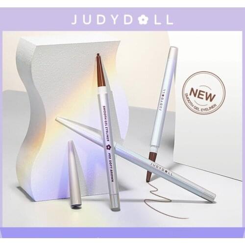 Judydoll Smooth Gel Eyeliner Pencil Waterproof Longlasting Eye Makeup 1.8mm Superfine Eye Liner Pen