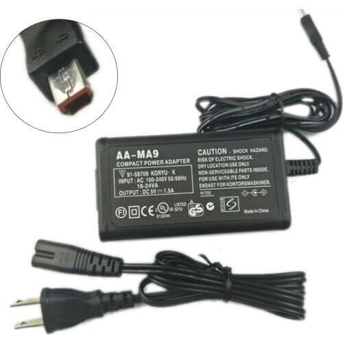 Hot 1.5A AC Adapter For Samsung AA-MA9 HMX-H200 HMX-H203 HMX-H204 HMX-H205 HMX-H300 HMX-H303 HMX-H304 HMX-H305 SMX-U20