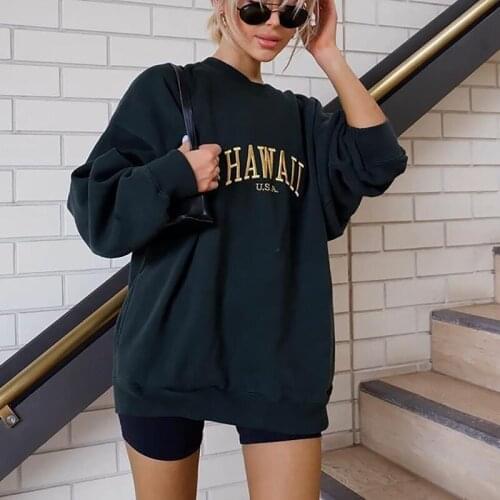 HAOLONGHAN Women's Sweatshirts With Print
