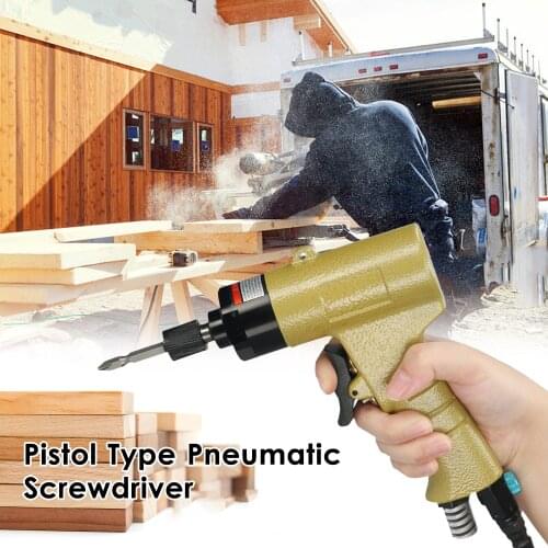 KKmoon Air Screw Driver Pneumatic Screwdriver Air Screwdriver with Self-Lock Chuck Forward & Reverse for Screwing and Unscrewing
