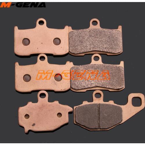 Motorcycle metal sintering brake pads For Z1000 2003 2004 2005 2006 03 04 05 06 ZX-9R ZX9R 2002 2003 2004 02 03 04