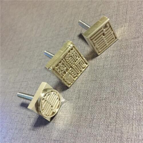 Custom Copper Mold Leather Goods Logo Jewelry Stamping Tool Imprint Embossing Stamping Hot Stamping Leather Stamping Mold