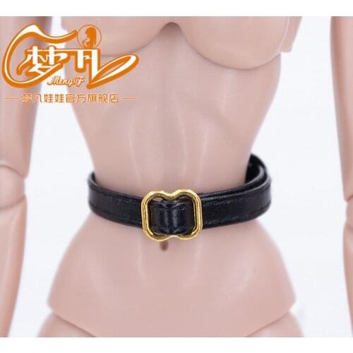 DIY Handmade Doll Waist Belt Leather Material 12 colors Toy Doll Belts Width 5mm Length 13cm For FR IT Super Model 1/6 Body