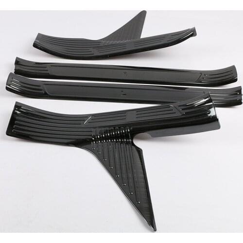 Car-styling Stainless Steel Side Door Scuff Plate Door Sill Trim Fit Car accessories For Toyota levin 2019-2020