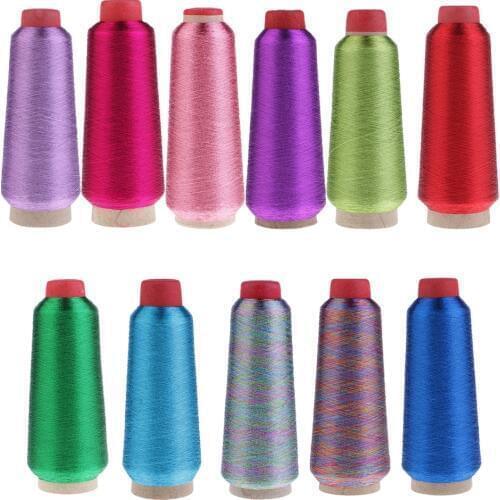 Computer Cross-Stitch Embroidery Thread Textile Metallic Yarn Handwork DIY Sewing Needlepoint Supplies DIY Doll Clothes Supplies