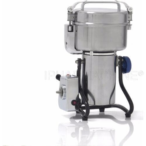 YF200 Stainless Steel Automatic Grinding Mill / Herbs Grinder Machine, with high quality can grind stone (110V 60HZ)