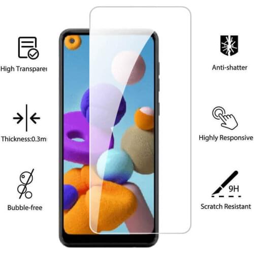 Protective Tempered Glass For Samsung Galaxy J3 J5 J7 A3 A5 A7 A72 A52 A32 A42 A21S S7 M12 S21 PLUS A12 Screen Protector Glass