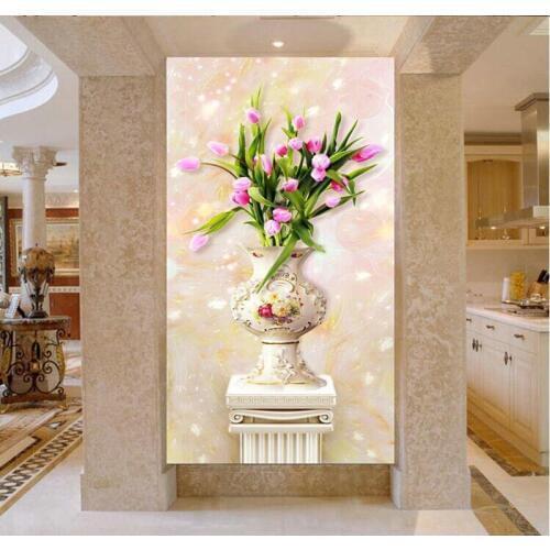5d Diamond Embroidery tulip flowers Diy Diamond Painting Cross Stitch full square Rhinestones Pasted Sticker home Decor