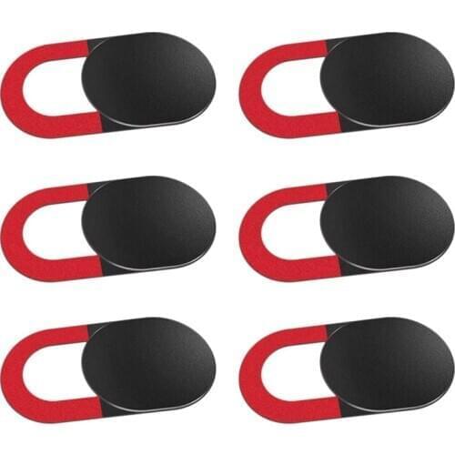 6 Pack Webcam Cover Slide Privacy Protection Ultra Thin Anti-Spy Laptop Camera Cover For Computer Pro